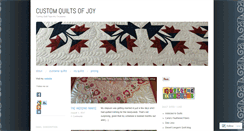 Desktop Screenshot of customquiltsofjoy.com