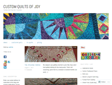 Tablet Screenshot of customquiltsofjoy.com